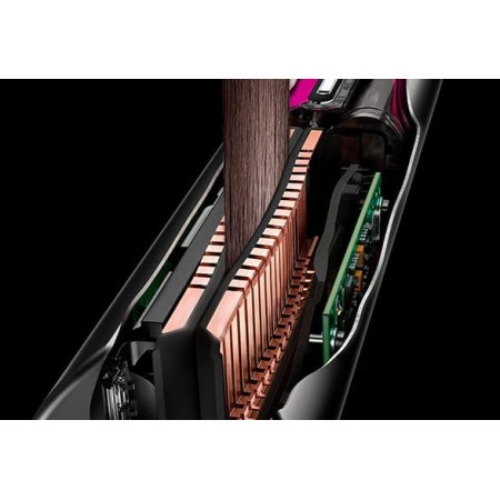 Dyson Piastra Capelli Senza Filo Corrale Nero-nichel/fucsia