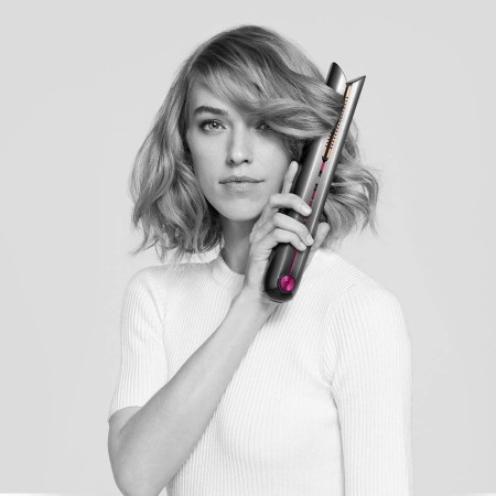 Dyson Piastra Capelli Senza Filo Corrale Nero-nichel/fucsia