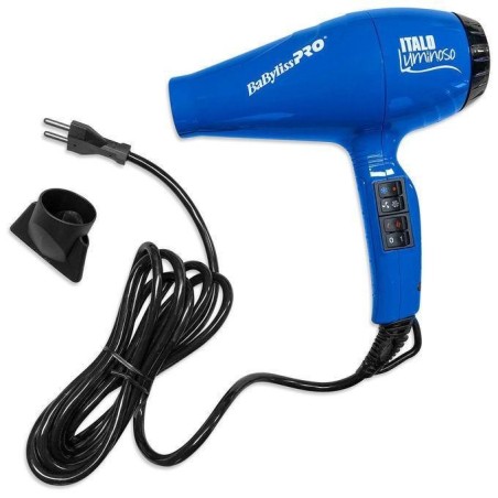 BaByliss Pro Asciugacapelli Italo Luminoso BAB6350IBH 2100W Blu