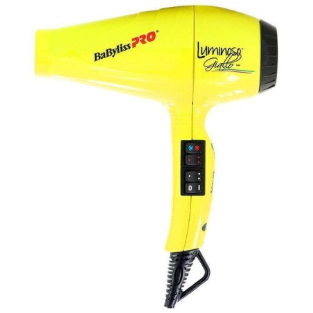 BaByliss Pro Asciugacapelli Italo Luminoso BAB6350IBH 2100W Giallo