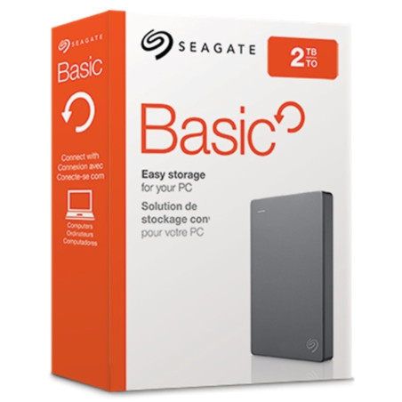 Seagate HDD Esterno STJL2000400 Basic 2TB 2.5" USB3.0