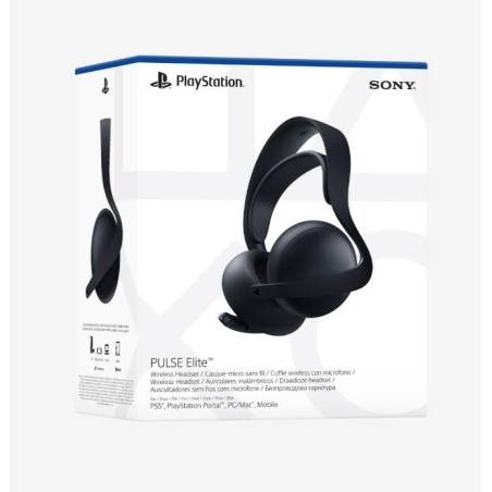 PS5 Cuffie Wireless Con Microfono Pulse Elite Midnight Black