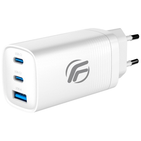 Fenner Tech 65W Caricatore Universale GaN Tech 2 xUSB-C +USB-A Fast Charge