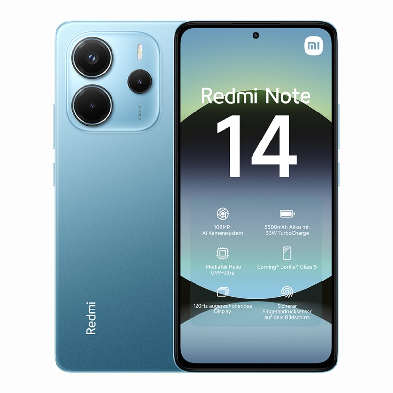 Xiaomi Redmi Note 14 6+128GB 6.67" 4G Ocean Blue Europa
