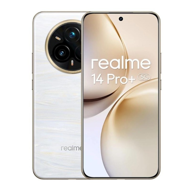 Realme 14 Pro+ 8+256GB 6.83" 5G Pearl White Dual Sim Italia