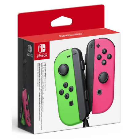 Switch Joy-Con Coppia Controller Verde Neon / Rosa Neon
