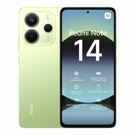 Xiaomi Redmi Note 14 6+128GB 6.67" 4G Lime Green Europa
