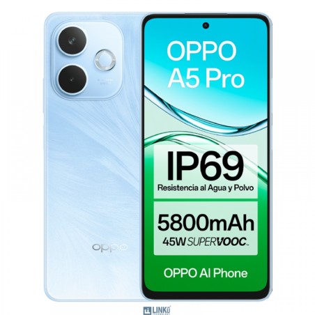 OPPO A5 Pro 4G 8+256GB 6.67" Feather Blue Italia