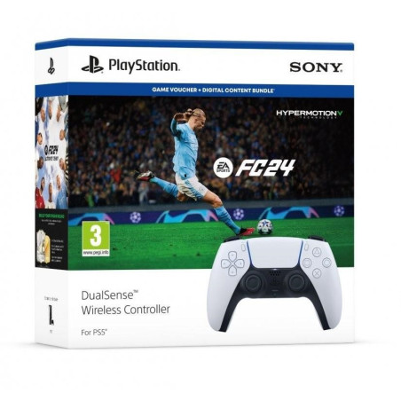 PS5 DualSense White + FC 24+ FUT VCH