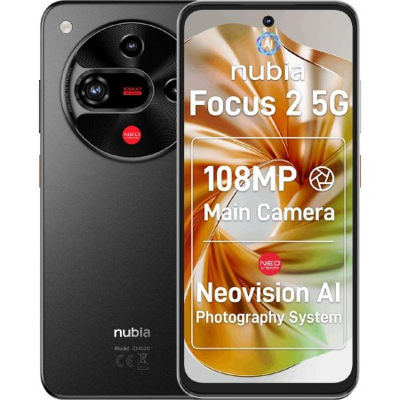 ZTE Nubia Focus 2 8+256GB 6.7" 5G Galactic Black Italia