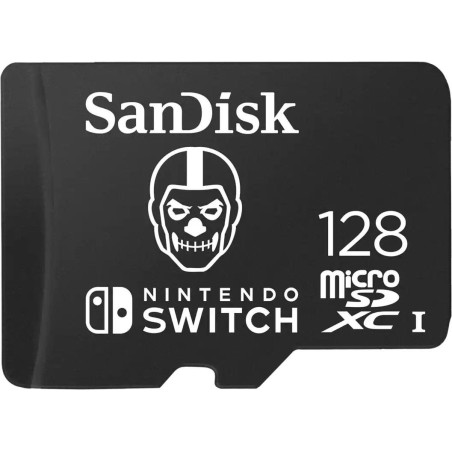 Switch Micro SDXC SanDisk 128GB Fortnite Skull Trooper