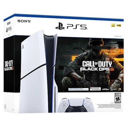 Console Sony PS5 1TB Standard Slim White Call of Duty 6 Bundle - Italia