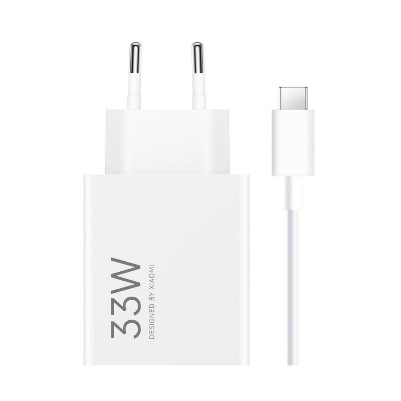 Xiaomi 33W Wall Charging Combo USB-A + Cavo USB-C White