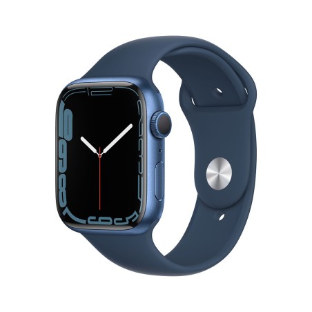 Apple Watch Serie 7 45mm Blue Aluminium Case/Abyss Blue Sport Band ITA MKN83TY/A