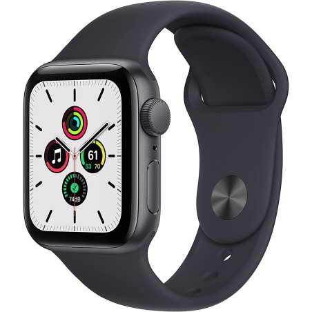 Apple Watch SE 1 Gen 40mm Space Grey Aluminium Case/Midnight Sport Band ITA MKQ13TY/A