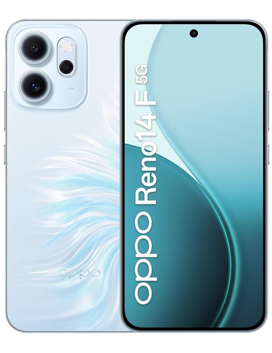 OPPO Reno 14F 8+256GB 6.57" 5G Opal Blue Vodafone