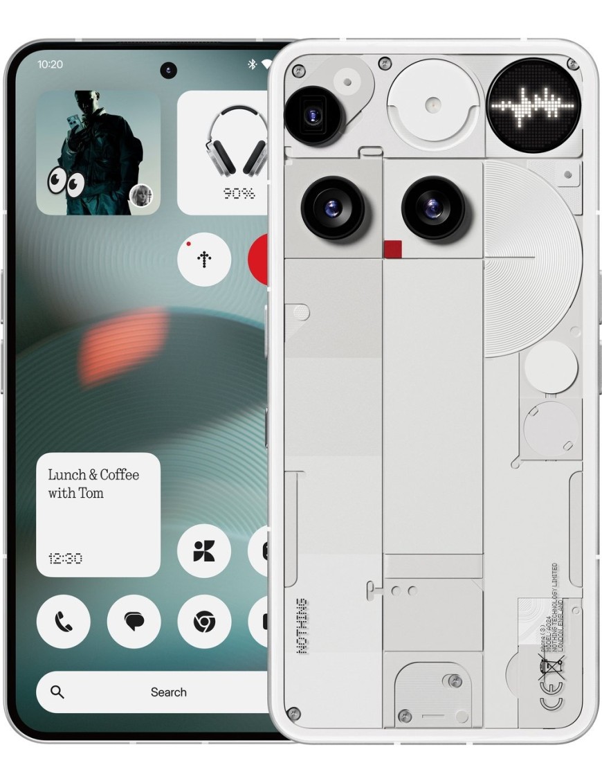 Nothing Phone (3) 16+512GB 6,67" White Europa