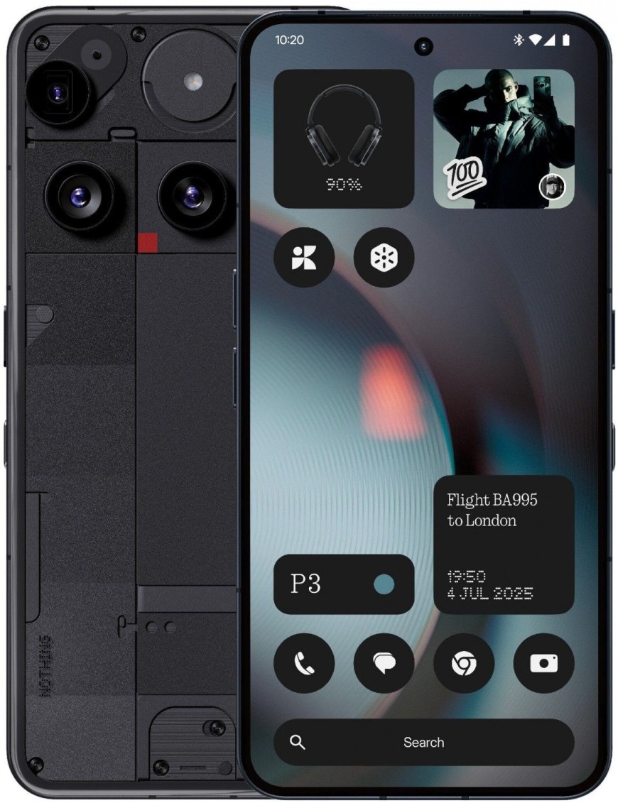 Nothing Phone (3) 16+512GB 6,67" Black Europa