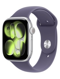 Apple Watch Serie 11 46mm AC/Silver SB/Purple Fog S/M MEV94QL/A Italia