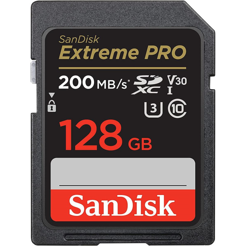 SanDisk Extreme PRO SD 128GB C10 UHS-I SDXC 200MB/s