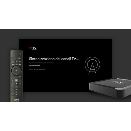 TIM TIMVISION Box Sagemcom Android TV HDMI DTIW3930 4K UHD WiFi6 Bluetooth + Telecomando