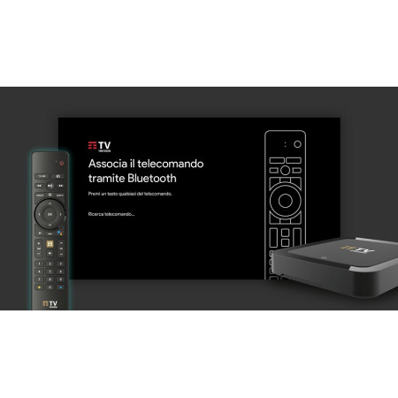 TIM TIMVISION Box Sagemcom Android TV HDMI DTIW3930 4K UHD WiFi6 Bluetooth + Telecomando