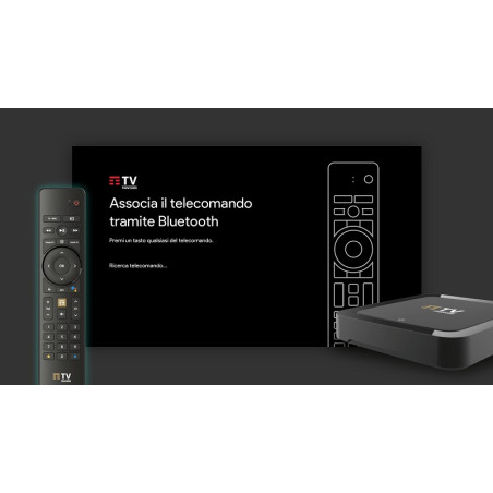 TIM TIMVISION Box Sagemcom Android TV HDMI DTIW3930 4K UHD WiFi6 Bluetooth + Telecomando