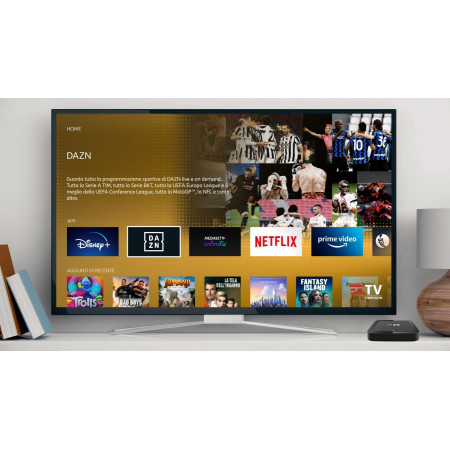 TIM TIMVISION Box Sagemcom Android TV HDMI DTIW3930 4K UHD WiFi6 Bluetooth + Telecomando