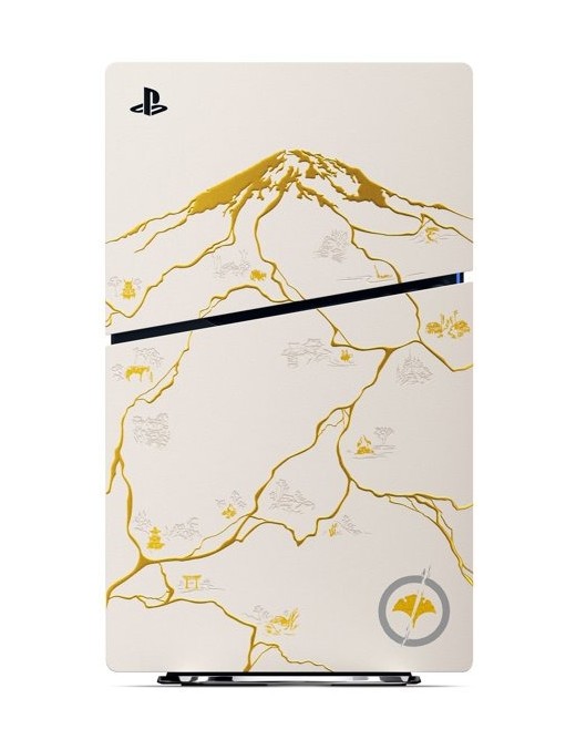 PS5 Console 1TB Ghost Of Yotei Gold Limited Edition White Slim Italia