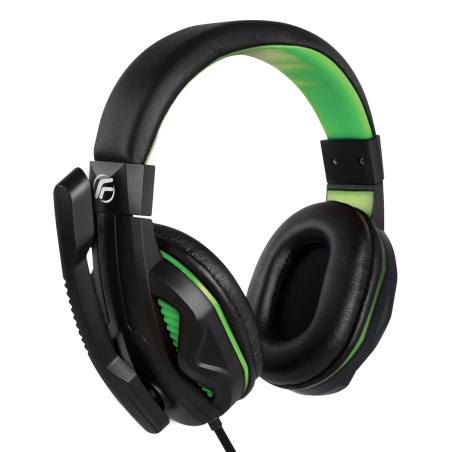 Fenner Tech Cuffie Gaming Soundgame + Microfono PC/Console Green