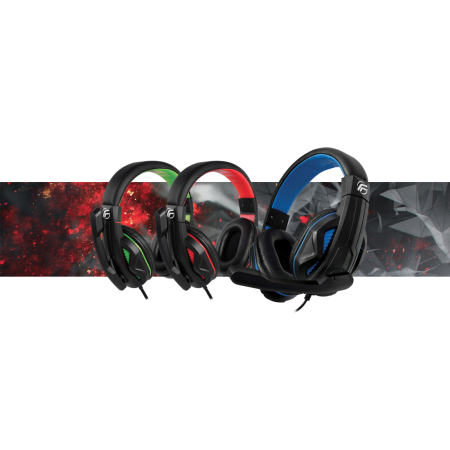 Fenner Tech Cuffie Gaming Soundgame + Microfono PC/Console Red