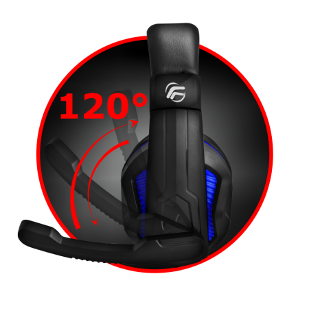 Fenner Tech Cuffie Gaming Soundgame + Microfono PC/Console Red