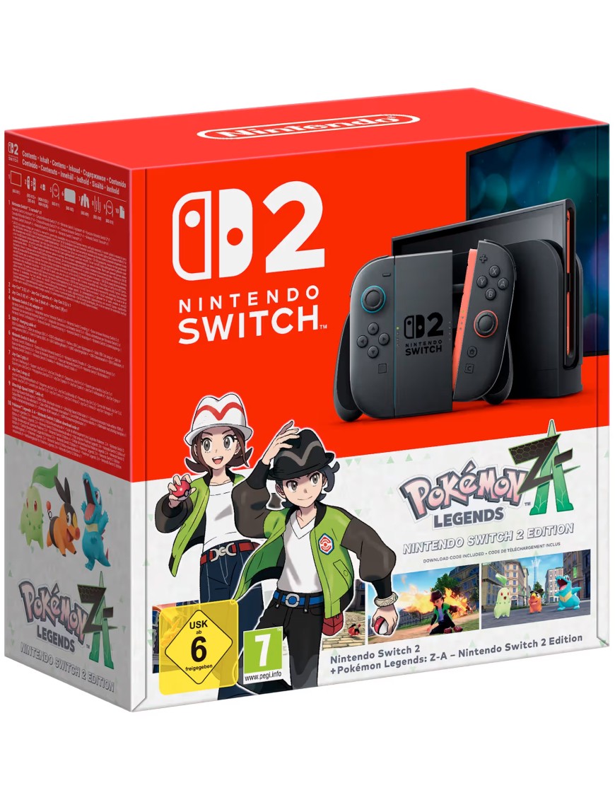 Nintendo Switch 2 Console Black + Leggende Pokemon Z-A