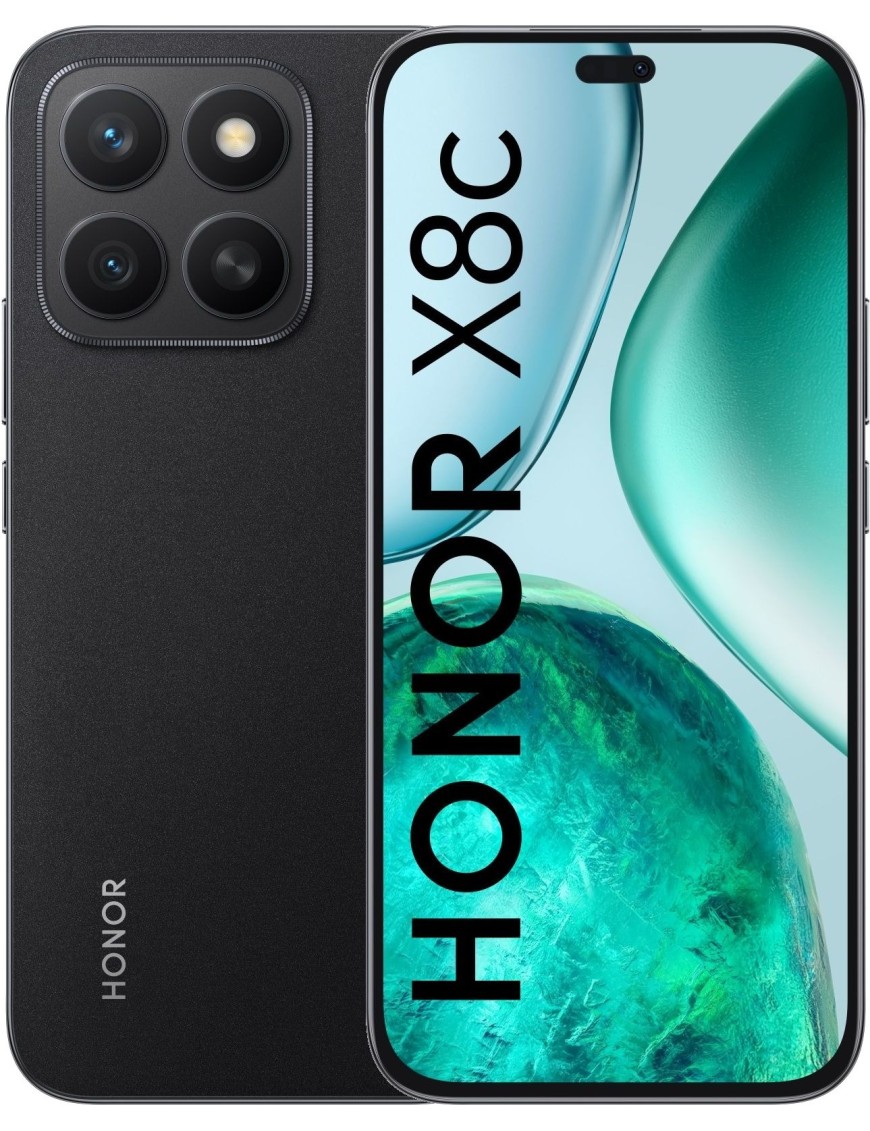 Honor X8C 8+256GB 6.7" 4G Midnight Black Dual Sim Italia