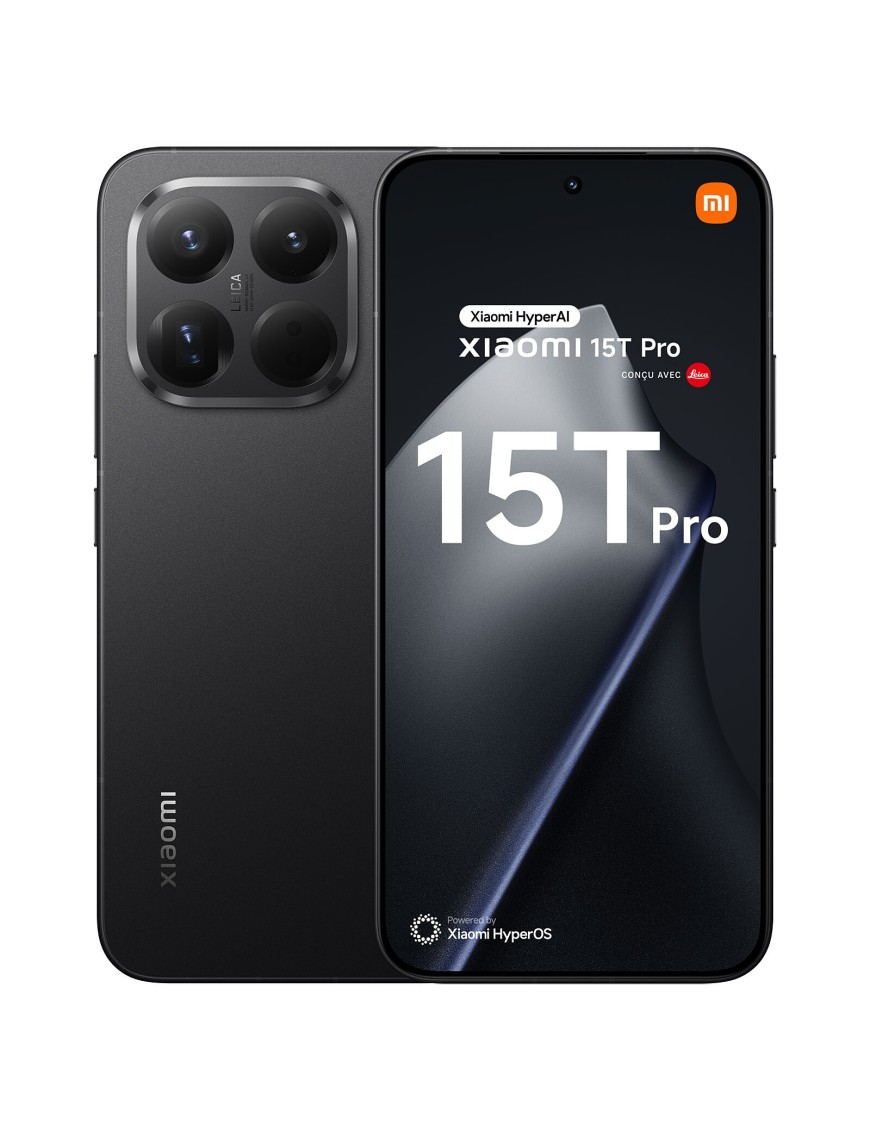 Xiaomi 15T Pro 12+512GB 6.83" 5G Black Dual Sim Europa