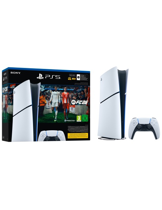 Sony Playstation 5 PS5 Console 825GB Digital Edition E Chassis White + FC 26 Italia