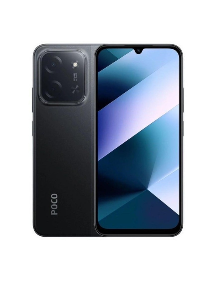 POCO C85 6+128GB 6.9" 4G Dual Sim Black Nero Europa