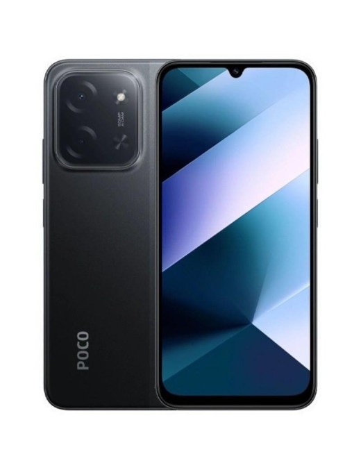 POCO C85 6+128GB 6.9" 4G Dual Sim Black Nero Europa