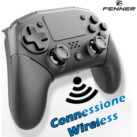 PS4 Fenner Tech Wireless Controller (PC) Programmable Black