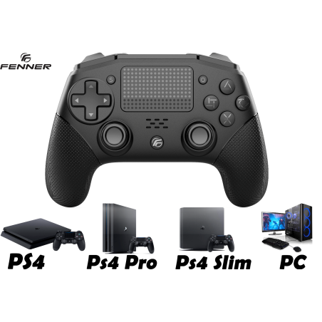 PS4 Fenner Tech Wireless Controller (PC) Programmable Black