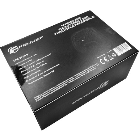 PS4 Fenner Tech Wireless Controller (PC) Programmable Black