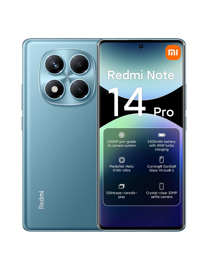 Xiaomi Redmi Note 14 Pro 12+512GB 6.67" 4G Ocean Blue Europa