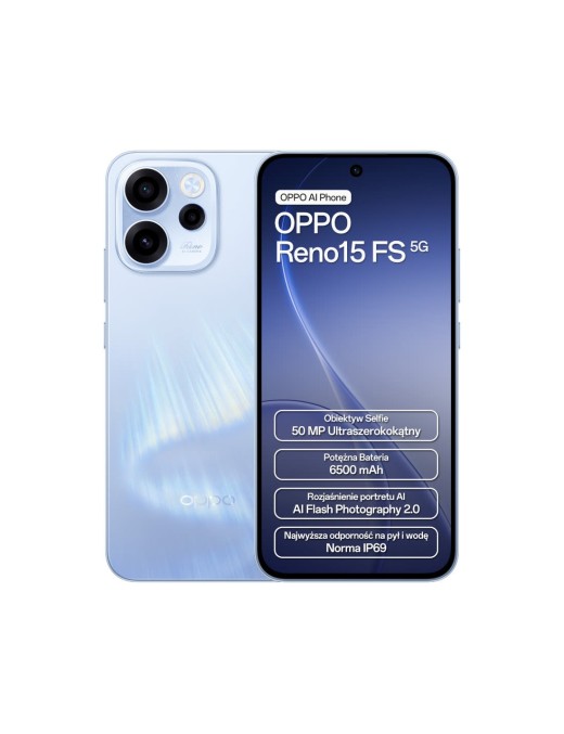 OPPO Reno 15FS 8+512GB 6.57" 5G Aurora Blue Europa