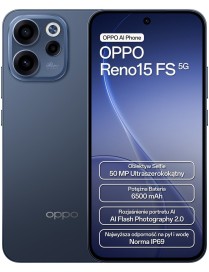OPPO Reno 15FS 8+512GB 6.57" 5G Twilight Black Europa