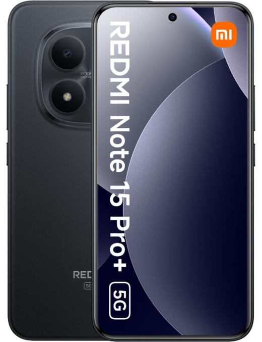 Xiaomi Redmi Note 15 Pro+ 12+512GB 6.83" 5G Black Europa