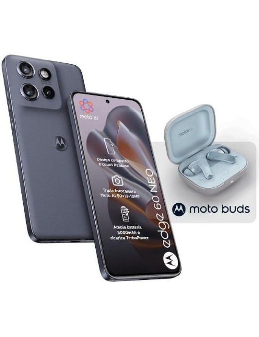 Motorola Edge 60 Neo 8+256GB 6.36" 5G Pantone Grisaille + Moto Buds Italia TIM