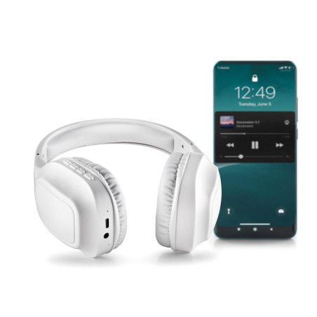 NGS Cuffie Bluetooth +Mic Artica Wrath White