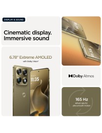 Motorola signature 17.2 cm (6.78") Dual SIM Android 16.0 5G USB Type-C 16 GB 512 GB 5200 mAh Gold