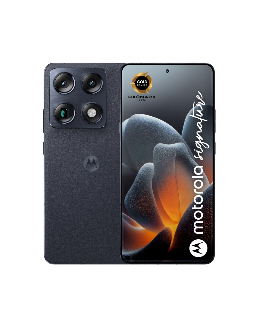 Motorola signature 17.2 cm (6.78") Dual SIM Android 16.0 5G USB Type-C 16 GB 512 GB 5200 mAh Dark Blue
