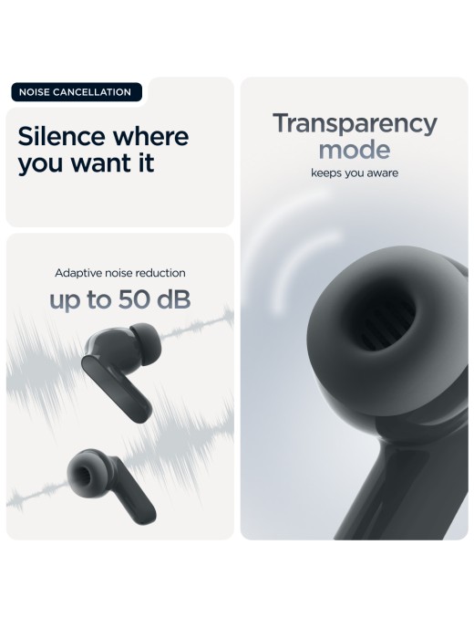 Motorola Moto Buds Bass Dark Shadow